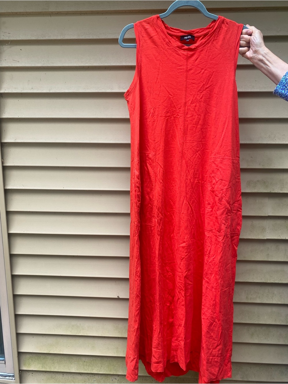 ME+EM chili red maxi dress, M size 10